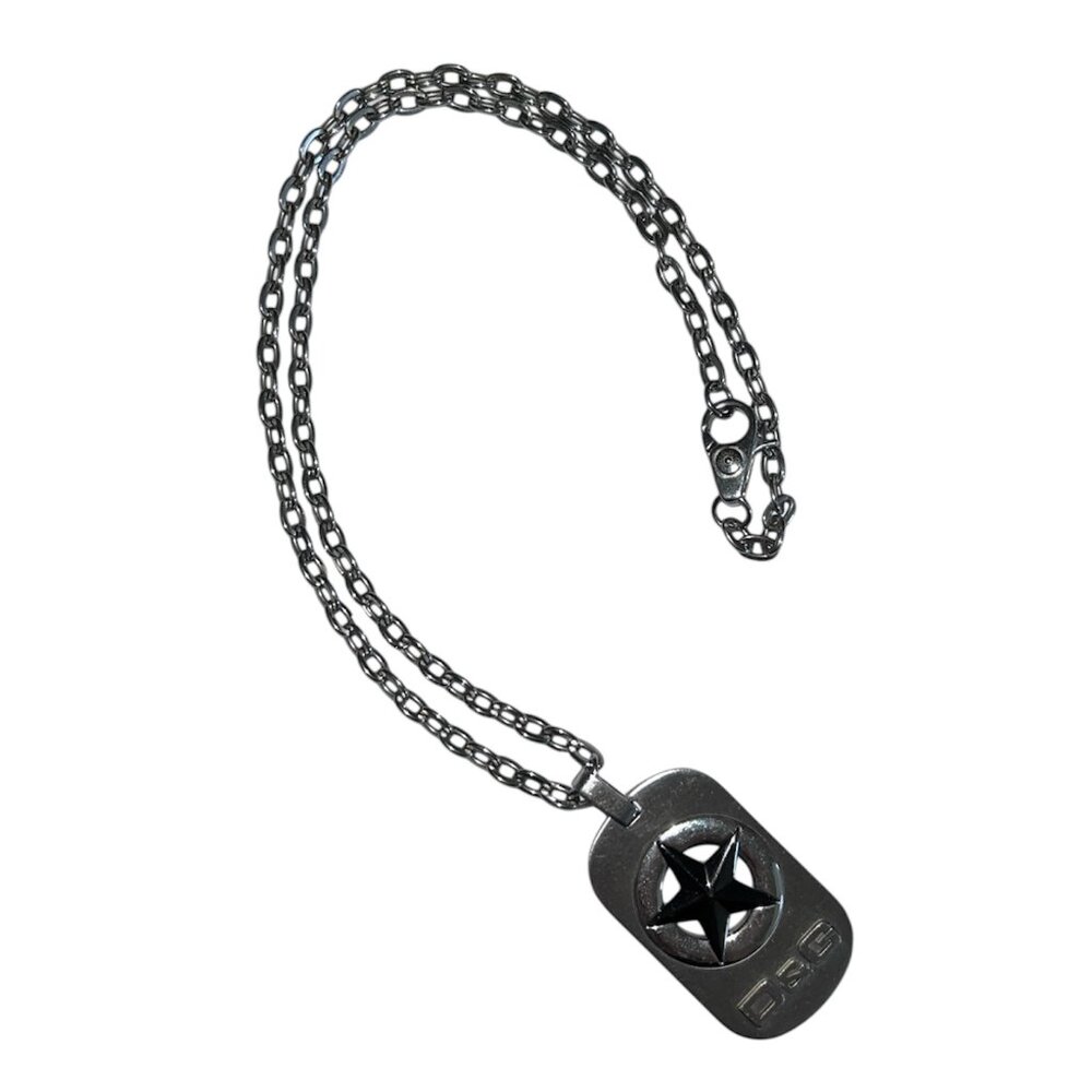 Dolce & Gabbana star dog tag necklace